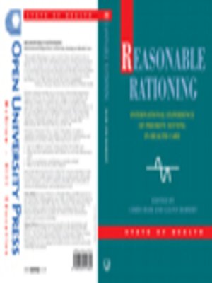 cover image of Reasonable Rationing
